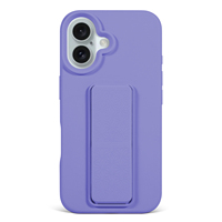 Nouvel arrivage de support vertical et horizontal souple en silicone liquide avec béquille pour iPhone 16 16pro max