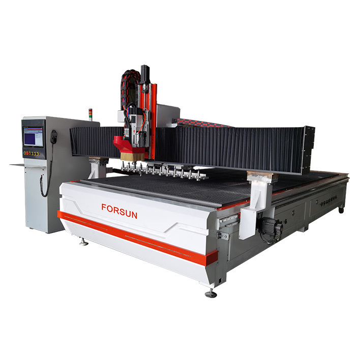 Top vente!! machine de routeur de COMMANDE NUMÉRIQUE PAR ORDINATEUR D'ATC 1224 8 couteaux Automatique Outils