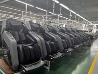 Chaise de massage Shiatsu électrique portable à gravité zéro avec écran tactile de luxe pour tout le corps avec design pliable en cuir PU