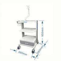 Chariot LN-801 d'endoscopie de tour de laparoscopie de SNUKE chariot d'endoscopie de quatre étagères pour le chariot endoscopique de caméra endoscopique