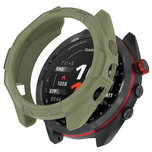 Étui de protection sport en caoutchouc pour Garmin Approach S70 42mm 47mm antichoc anti-rayures coque de pare-chocs mince étui <span class=keywords><strong>souple</strong></span> en TPU <span class=keywords><strong>lunette</strong></span> - Product Image 6