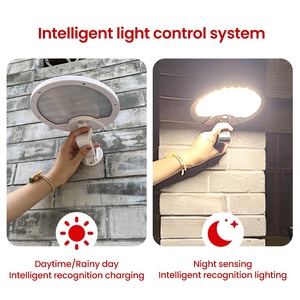 Lumière solaire à capteur rotative à 56 LED haute luminosité avec puce COB, étanche IP65, pour garage et jardin, montage mural - Product Image 3