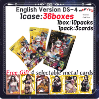 Anime japonais ds-04 Demon Slayer Collection Carte Booster Boîte Rare Kimetsu No Yaiba TCG Cartes Table Jeu Jouets Enfants Cadeau
