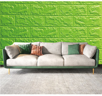 Panneaux muraux 3D en briques blanches imperméables de 70x77 cm, autocollants modernes pour la décoration murale du salon, de la chambre à coucher, du fond de mur
