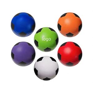 Ballon de football anti-stress en mousse PU avec logo personnalisé, mini-ballon de football à presser pour la promotion sportive - Product Image 2