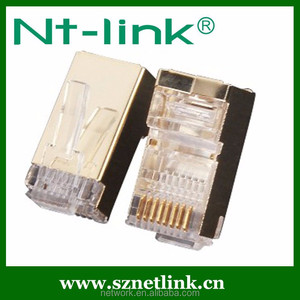 NT-LINK 3U-50U plaqué or moins cher 8P8C CAT5e UTP 100 Mo/s Ethernet Lan câble réseau <span class=keywords><strong>RJ45</strong></span> prise mâle connecteur catégorie <span class=keywords><strong>5e</strong></span> - Product Image 5