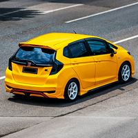 Kit carrosserie Yofer : Aileron de coffre arrière, extension de toit, lèvre de coffre, séparateur de pare-chocs pour Honda Fit Jazz GK5 3ème génération - Accessoires