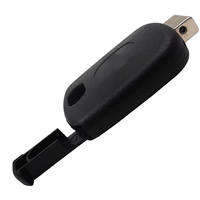 Boîtier de clé transpondeur universel multifonction avec poignée de clé modifiée KEYDIY, coque de clé de voiture pour lame de clé KD