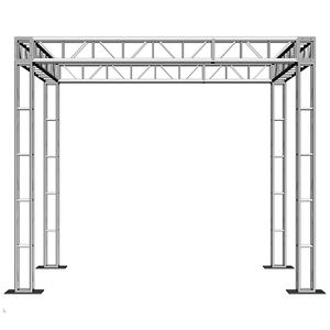 Custom 300*300mm in lega di alluminio capriata piatta luce superiore portatile per palco rotondo tetto Truss per uso di eventi e <span class=keywords><strong>Stage</strong></span> - Product Image 5