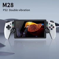Console de jeu portable rétro M28 basée sur Linux avec écran IPS de 7,1 pouces 1920x1080, émulateur PS2, prise en charge des jeux de rôle RPG, batterie de 4000 mAh
