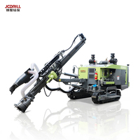 Foreuse hydraulique sur chenilles JC843 pour l'exploitation minière de surface, machine de forage de roche DTH avec moteur diesel Yuchai 21M