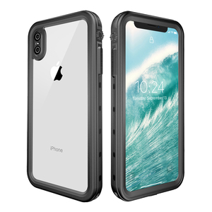 Shellbox ขายดี PC + TPU 360องศา <span class=keywords><strong>IP68</strong></span>ป้องกันเต็มรูปแบบมาตรฐานโปร่งใสกันน้ำกันกระแทกเคสโทรศัพท์สำหรับ iphoneex/ <span class=keywords><strong>XS</strong></span> - Product Image 1