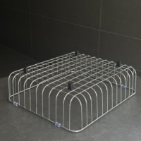 Évier de cuisine moderne en acier inoxydable 304, rectangulaire argenté 400x380mm, à un seul niveau, peu encombrant, non pliable, avec panier de rangement