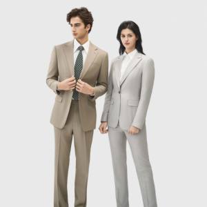 Мужской деловой костюм-двойка на заказ – приталенный, флисовый, с цветочным узором, зимний, дышащий, для офиса, формальный - Product Image 2