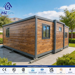 บ้านสำเร็จรูปแบบขยายได้ขนาด 30 ฟุต 40 ฟุต พร้อมระบบระบายน้ำ UPVC  1 2 3 ห้องนอน บ้านขนาดเล็กเคลื่อนย้ายได้  บ้านสำเร็จรูปแบบโมดูลาร์  บ้านพักอาศัยขนาดเล็ก - Product Image 1