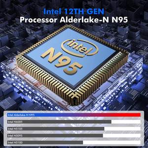 โปรเซสเซอร์ Intel N97ขนาดเล็ก Alder Lake PC ใช้พลังงานต่ำ AK1plus การเล่นเกมพีซี yutemin บรรจุภัณฑ์ที่ยอดเยี่ยมสำหรับเดสก์ท็อปและไม่ลดความเสียหาย - Product Image 2