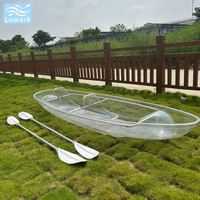 Sac flottant latéral pour siège de kayak Crystal, familial, avec pagaie double pour parc aquatique, nouveau design de Chine Lumark Stable Rowing