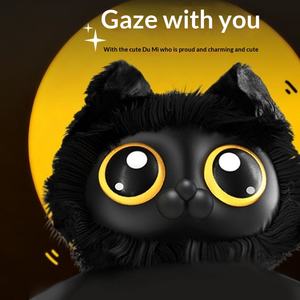 Nuovi Accessori: Gatto Nero Piccolo in Peluche, Giocattolo AI da Scrivania, Bambola Regalo, Robot Compagno Intelligente per Bambini 0-24 Mesi - Product Image 1