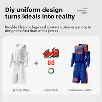 Setelan Basket Poliester Bernapas Dua Sisi Tanpa Lengan, Pinggang Elastis, Unisex, Semua Musim, Sublimasi Panas Tetap