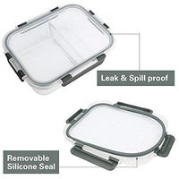 Contenant de Rangement Alimentaire en Verre Borosilicate avec Couvercle Scellé, Boîtes Repas en Verre pour la Maison et la Cuisine, Vente en Gros