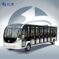 Bus électrique touristique 23 places certifié CE, directement de l'usine, pour le transport en station balnéaire