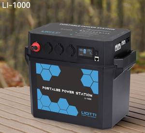 Caixa removível substituível da bateria Diy Bulit-in Lifepo4 bateria 12v 100ah gerador solar 1000 watts com carregador 20A - Product Image 6