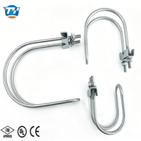 Composant de renforcement anti-tremblement électrogalvanisé UTT13 pour conduite de sprinklers d'incendie intérieure, service anti-sismique à long terme