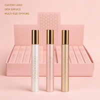 Flacon de parfum vide personnalisé 35 ml, flacon pulvérisateur fin avec bouchon doré, flacons de parfum en verre rechargeables pour voyage, boîte de présentation en gros