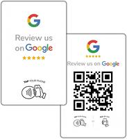 Google Review Tarjeta de PVC NFC NTAG213 NTAG215 NTAG216 Digital Business Smart Tap Comunicación RFID para la gestión de la reputación del hotel