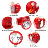 Lampe frontale sans fil rechargeable à LED pour casque de mineur, idéale pour les applications minières souterraines (vente en gros)