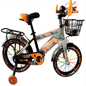 <span class=keywords><strong>Bicicletta</strong></span> per Bambini 12 16 18 20 Pollici a Velocità Singola con Ruota Rosa e Forcella in Acciaio, <span class=keywords><strong>Bicicletta</strong></span> in Acciaio per Ragazze con Cestino in Plastica. - Product Image 3