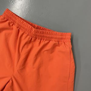 Pantalones Cortos Casuales con Cintura Elástica en Naranja Brillante, Pantalones Cortos Deportivos Blancos para Hombre, Corte Holgado, Pantalones de Verano para Uso Diario - Product Image 3