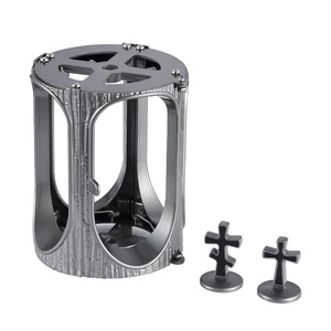 Chine cimetière lanterne mausolée lumière funéraire adulte mémorial granit métal lanterne pierre tombale lanterne lusino cimetière décoration - Product Image 5