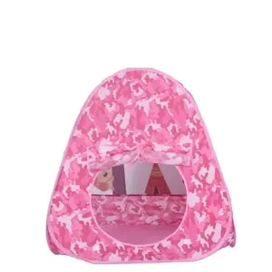 Roze Camouflage Draagbare Spelen Tent Inklapbare Indoor Outdoor Army Speelhuisje Voor Kinderen