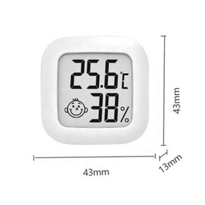 Миниатюрный цифровой термогигрометр с ЖК-дисплеем для дома и детской комнаты - Product Image 4