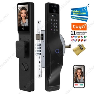 Khóa cửa thông minh nhận diện khuôn mặt Israel Mortise Tuya Wifi vân tay Cerradura Inteligente khóa số kỹ thuật số có camera cho gia đình - Product Image 1