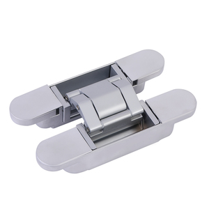 Bisagras Ocultas 3D de Alta Resistencia, Diseño Tradicional de Aleación de Zinc, Cierre Suave Ajustable, Ángulo de Apertura de 180°, Grosor de 4 mm, para Baño - Product Image 1