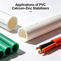 Stabilisateur PVC Ca-Zn de qualité supérieure avec excellente stabilité thermique pour agents auxiliaires du cuir, du caoutchouc et du plastique, pureté à 100 %