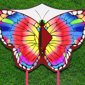 <span class=keywords><strong>Cerf</strong></span>-<span class=keywords><strong>volant</strong></span> papillon à longue queue pour enfants, facile à piloter, en polyester et fibre de verre, impression personnalisée, vente en gros - Product Image 4
