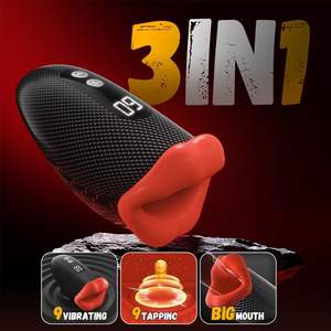 เครื่องสั่นอุปกรณ์ช่วยตัวเองสำหรับผู้ชายเซ็กซ์ทอยทางไฟฟ้าสำหรับผู้ชายอุปกรณ์ช่วยตัวเองแบบถ้วยพร้อมแอปอัตโนมัติจอ LCD - Product Image 3