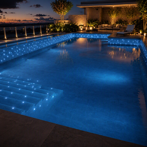 Luci a LED a Fibra Ottica per Piscina, Illuminazione Subacquea RGBW Impermeabile per Decorazione Pareti - Product Image 5