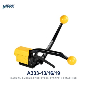 Máquina <span class=keywords><strong>Flejadora</strong></span> <span class=keywords><strong>Manual</strong></span> <span class=keywords><strong>de</strong></span> <span class=keywords><strong>Acero</strong></span> sin Hebillas, Tensor <span class=keywords><strong>para</strong></span> Flejes <span class=keywords><strong>de</strong></span> <span class=keywords><strong>Acero</strong></span> <span class=keywords><strong>de</strong></span> 13, 16 y 19 mm, Herramienta <span class=keywords><strong>de</strong></span> Flejado sin Sellado - Product Image 1