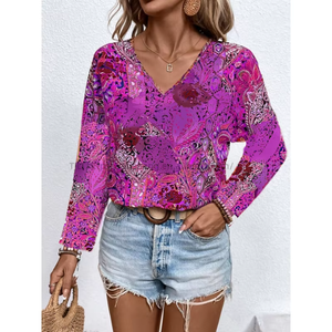 Camisa Blusa de Moda para Mujer, Manga Larga, Holgada, Informal, Modelo Explosión en Ventas - Product Image 2