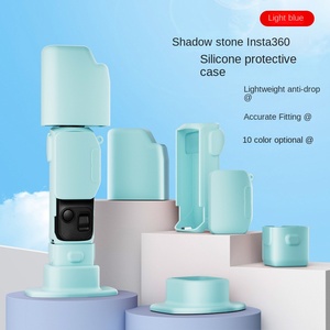Étui de protection pour Insta360 Luna Ultra, housse en silicone souple anti-rayures, accessoires pour caméra d'<span class=keywords><strong>action</strong></span> avec dix options de couleurs - Product Image 2