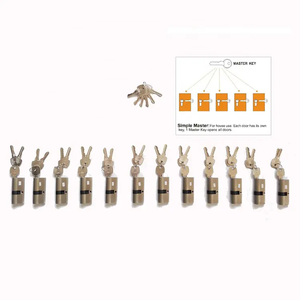 Llave Maestra Principal para Hotel/Garaje, Cilindro de Latón OEM Hyland, Llaves Computarizadas de Tres/Dos Grupos, Llaves Iguales, Llave para Cilindro de Cerradura de Puerta - Product Image 1