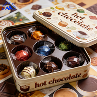 Boîte-cadeau de chocolats de luxe personnalisés, best-sellers, différentes saveurs, chocolat sucré, collation, chocolat chaud personnalisable