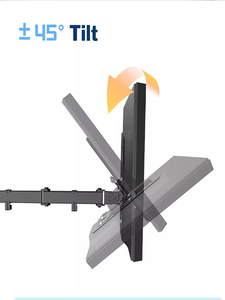 MS02 Màn hình kép Đứng 27-inch màn hình máy tính <span class=keywords><strong>New</strong></span> & trong kho 45 độ nghiêng góc xoay gắn cánh tay - Product Image 5