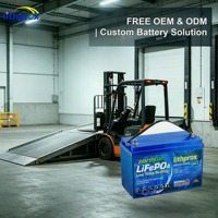 Batterie industrielle LiFePO4 24V 150AH à charge équilibrée, cellule LiFePO4 pour chariot élévateur lourd, UN38.3 MSDS IP67 OEM ODM