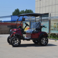 Véhicule électrique de golf 3 ou 4 places, chariot de golf électrique 72V 150A, vitesse 55km/h, autonomie 220km, vente en gros