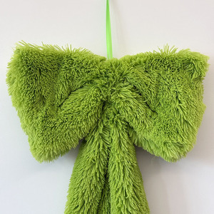 Green Grinch Leg <b>Bow</b> Hanging Ornament <b>Red</b> Elf Boots Design Christmas Front <b>Door</b> Wreath Decor Supplies - Product Image 4